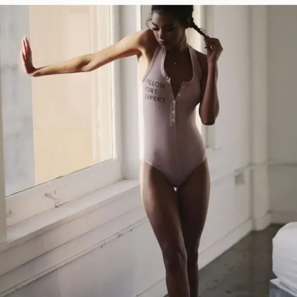 Dolls Kill Pink Sleeveless Bodysuit - Picture 3 of 6